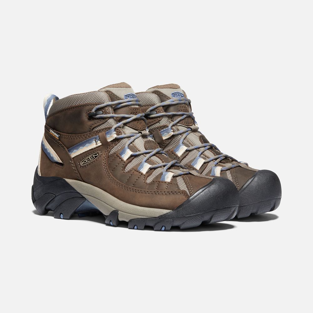 Bottes de Randonnée Keen Femme Marron | Targhee Ii Waterproof Mid | MUKYI-3049